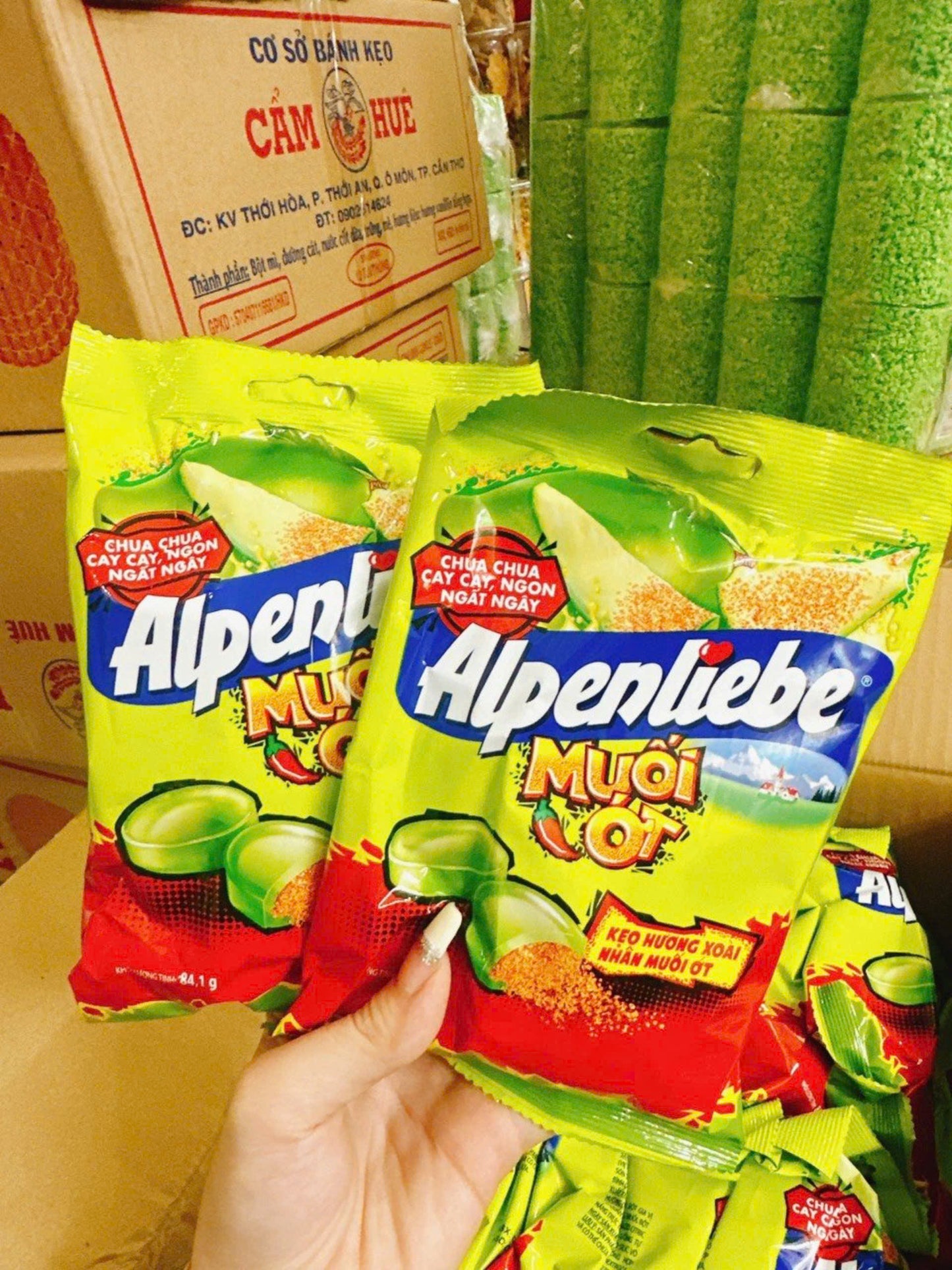 ALPENLIEBE - KẸO XOÀI MUỐI ỚT