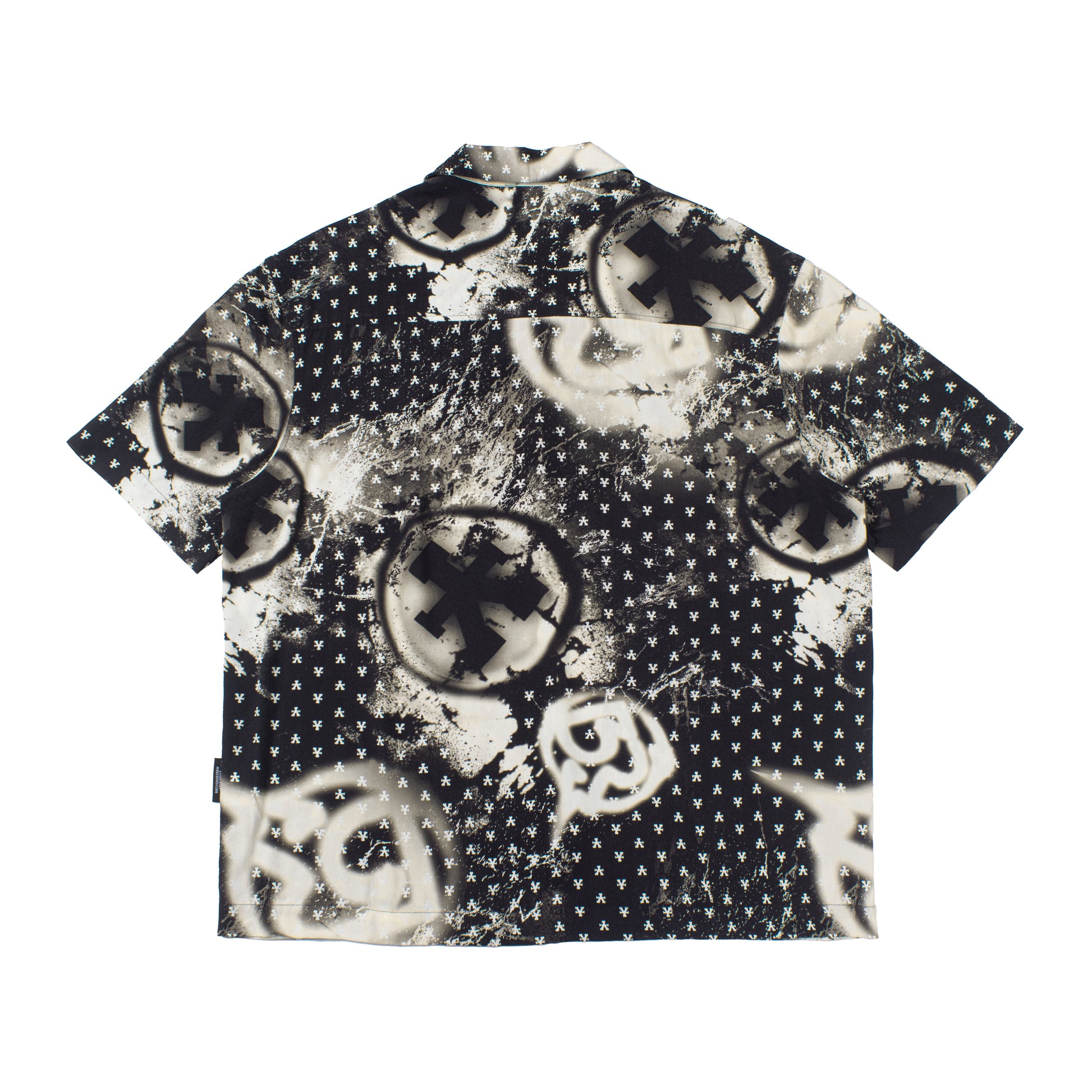 DC x BR Watercolor All Print Shirt - Black - Chubbiechubbie