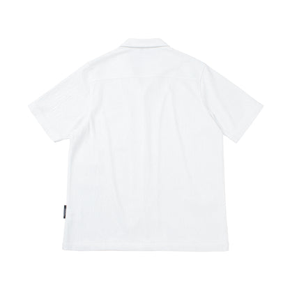 DC x BR Cuban Shirt - White - Chubbiechubbie