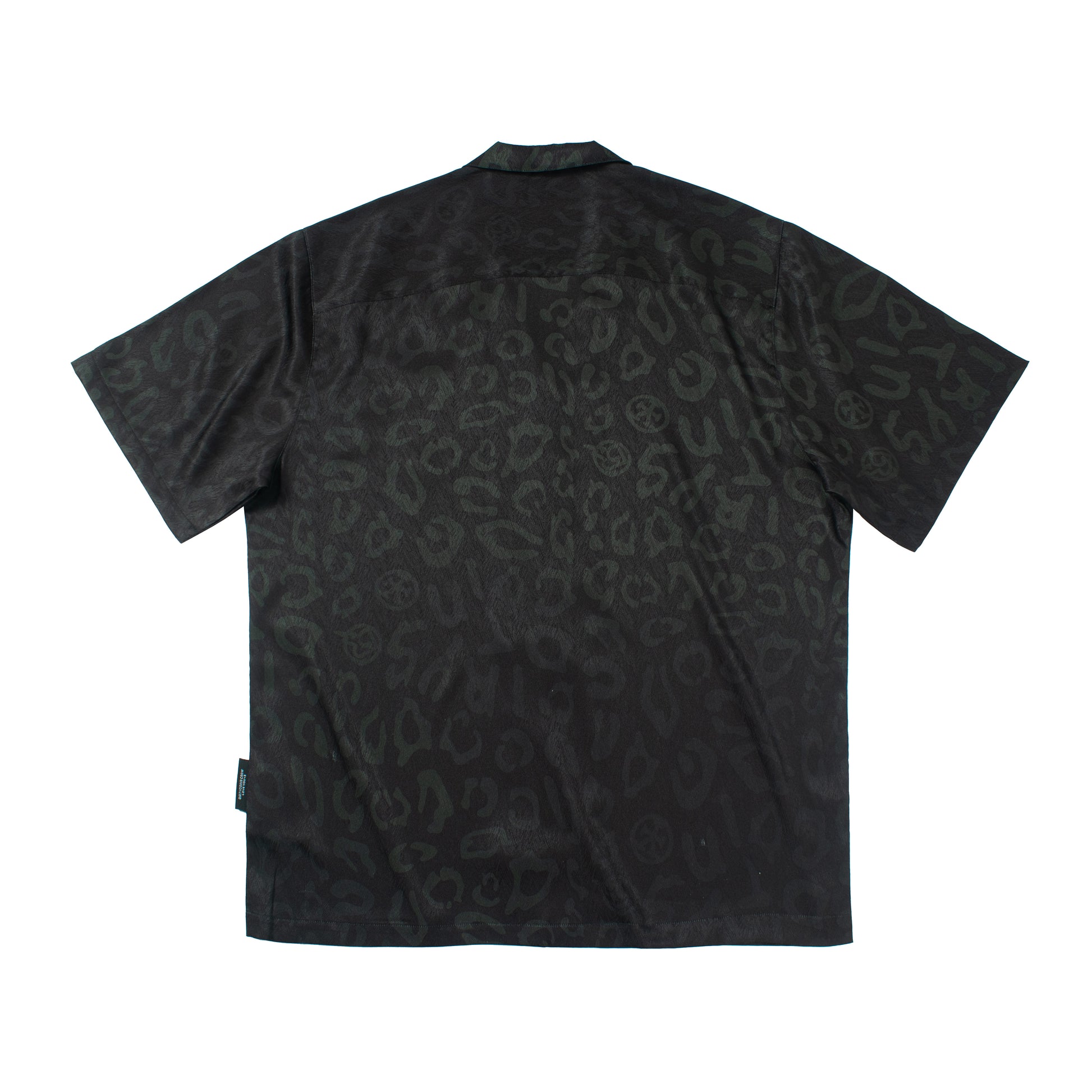 DC x BR Leopard All Print Shirt - Black - Chubbiechubbie