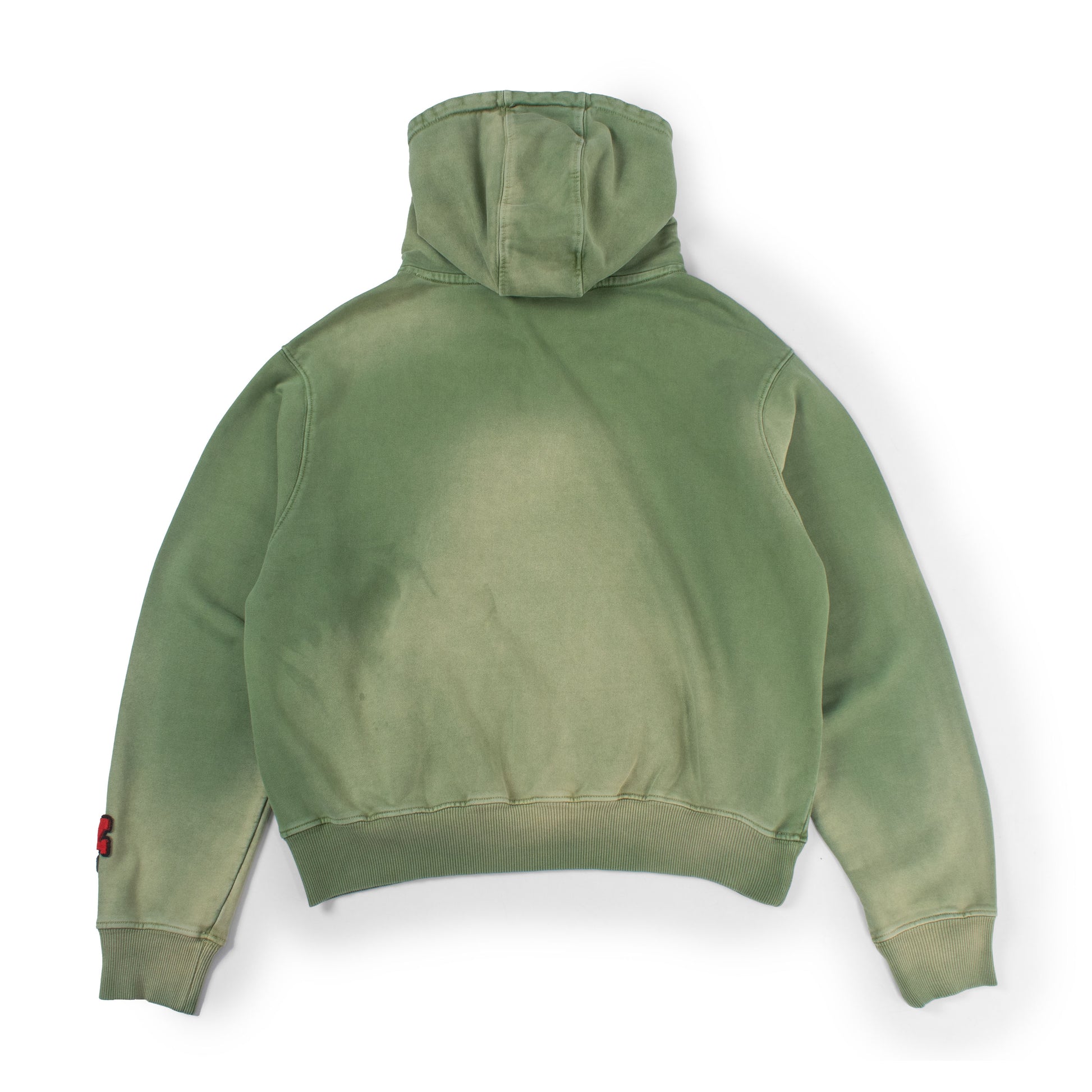 Logo Washed Hoodie - Green - Chubbiechubbie