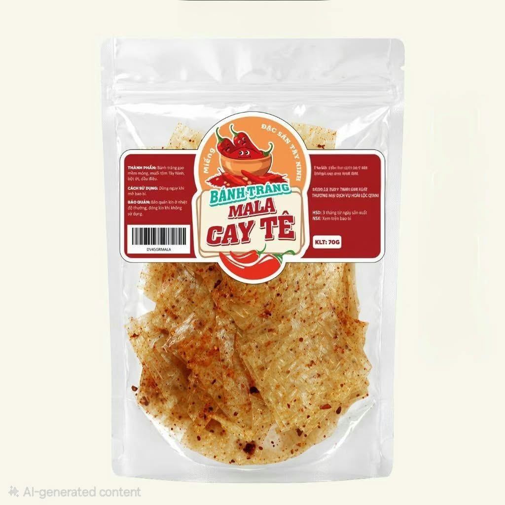 Bánh Tráng Mala Cay Tê