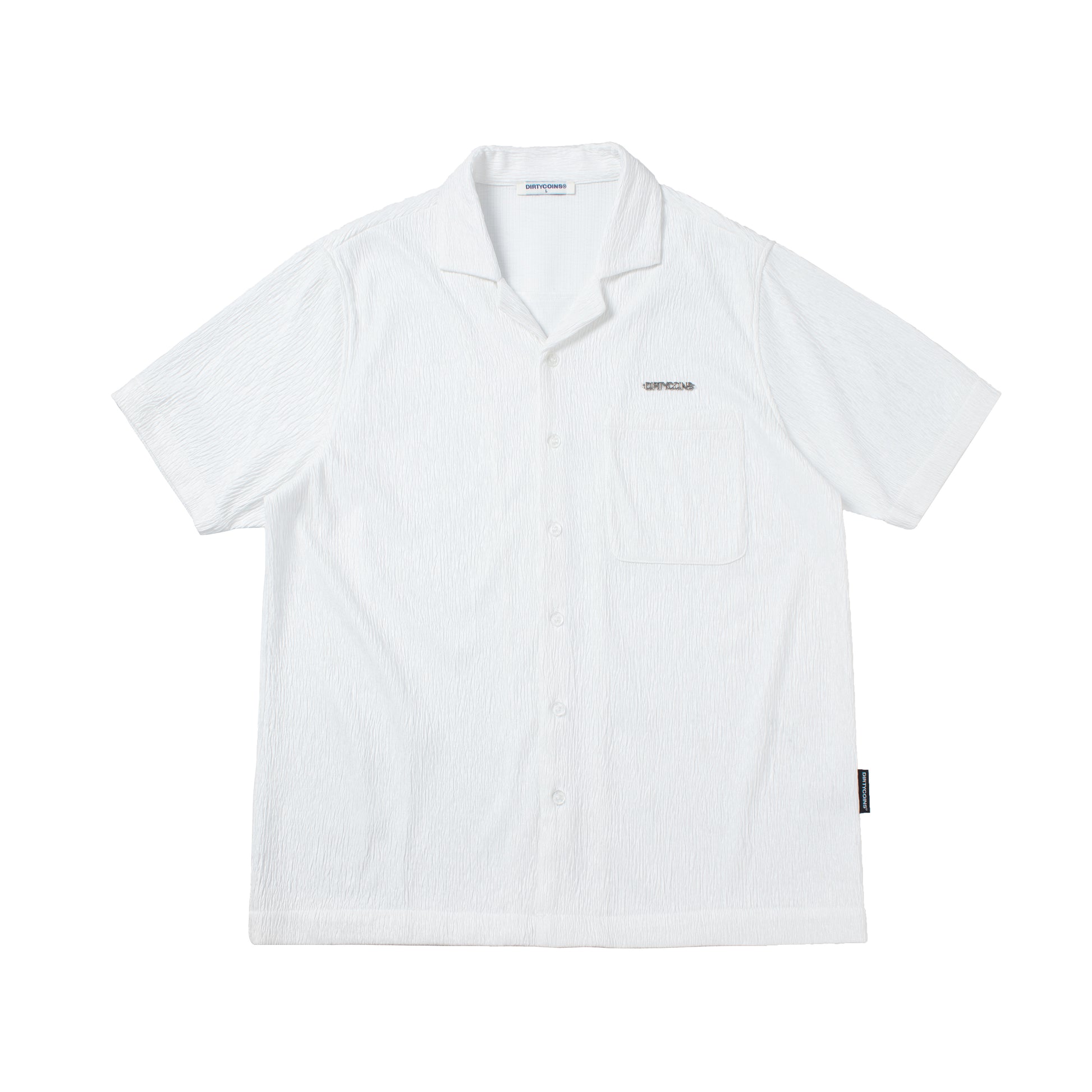 DC x BR Cuban Shirt - White - Chubbiechubbie