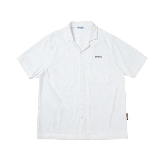 DC x BR Cuban Shirt - White - Chubbiechubbie