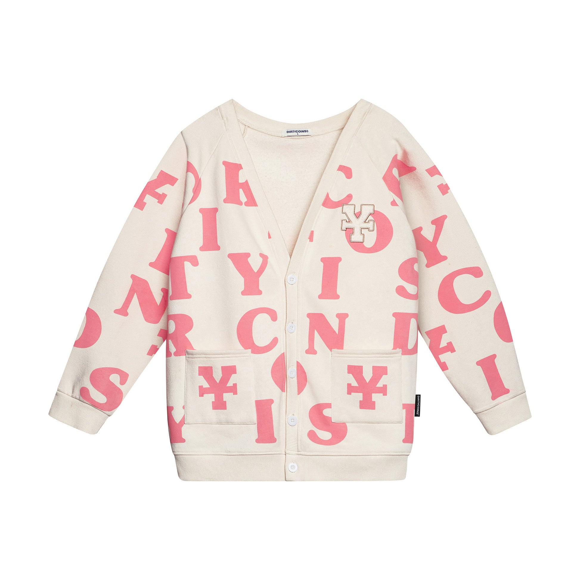 DIRTYCOINS PRINT CARDIGAN - Chubbiechubbie